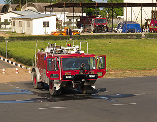 Image showing Fire Truck at Banjul Airport