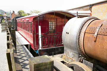 Image showing old railway carriage