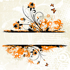 Image showing Floral frame