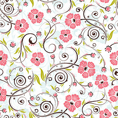 Image showing Floral seamless pattern