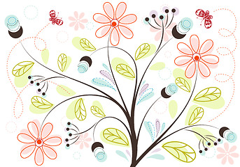 Image showing Floral background