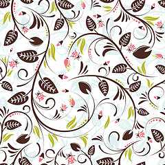 Image showing Flower seamless pattern