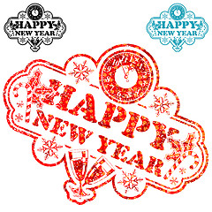 Image showing New Year Stamp