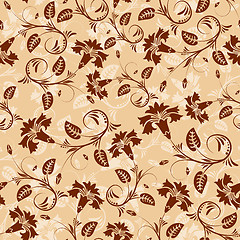 Image showing Flower seamless pattern