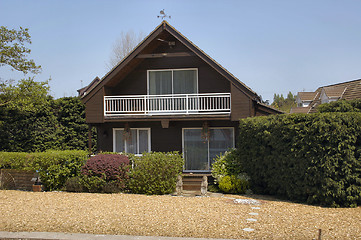 Image showing wooden chalet house