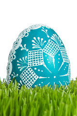 Image showing easter egg in grass