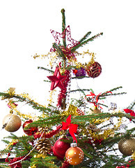 Image showing decorated christmas tree