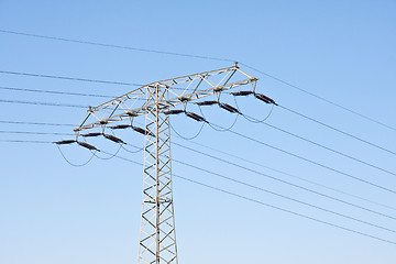 Image showing electircal powerlines