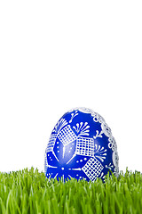 Image showing easter egg in grass