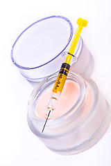 Image showing botox cream with syringe