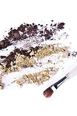 Image showing crushed eyeshadow