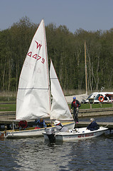 Image showing sailing club yachts