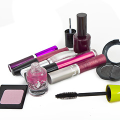 Image showing collection of make-up