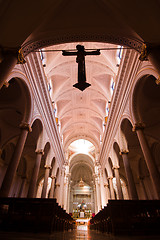 Image showing italian church itnerior