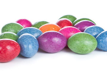 Image showing easter eggs isolated