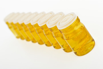 Image showing cosmetic glass containers