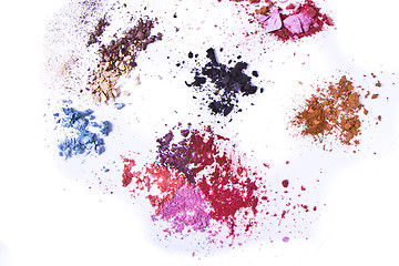 Image showing crushed eyeshadow