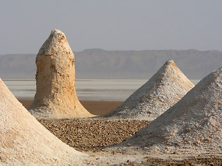 Image showing Piles of salt