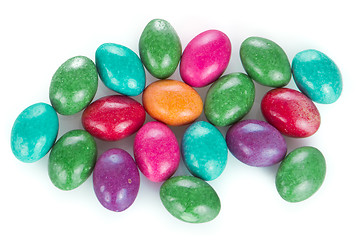 Image showing easter eggs isolated