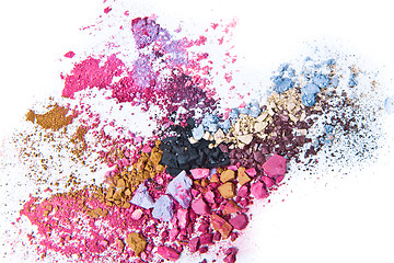 Image showing crushed eyeshadow