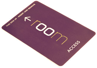 Image showing access card