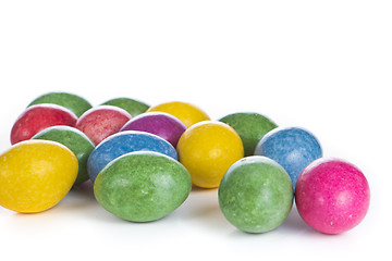 Image showing easter eggs isolated