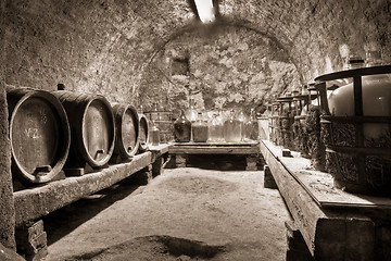 Image showing wine cellar