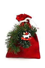 Image showing bag of x-mas gifts