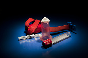 Image showing Blood examples making equipment