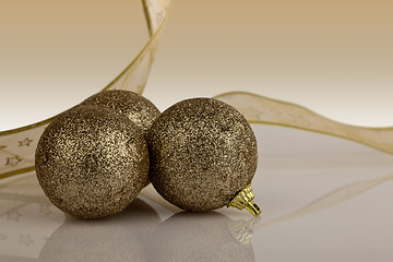 Image showing Christmas Baubles.