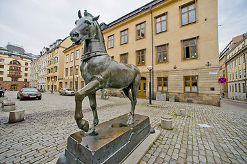 Image showing Bronze horse