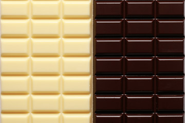 Image showing 2 sorts of chocolate