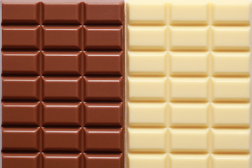 Image showing 2 sorts of chocolate