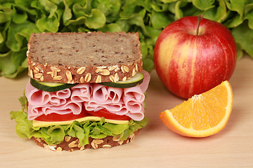 Image showing Ham Sandwich