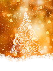 Image showing Shinny Christmas Tree. EPS 8