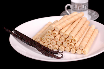 Image showing Vanilla Viennese wafers