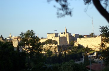 Image showing David tower in jerusalem