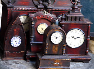 Image showing Old clocks