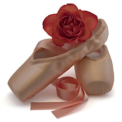 Image showing Ballet shoes