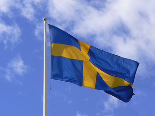 Image showing Swedish flag