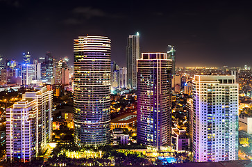 Image showing Night Skyline