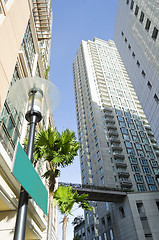 Image showing Street Sign and Buildings