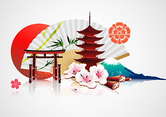 Image showing Decorative Traditional Japanese background
