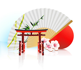 Image showing Decorative Traditional Japanese background