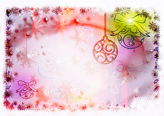 Image showing Christmas decoration background