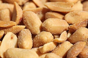 Image showing  salted peanuts
