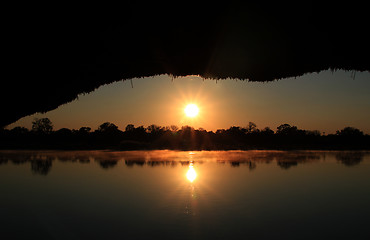 Image showing Okavango Sunrise