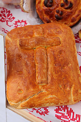Image showing Delicious homemade Christmas bred