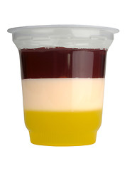 Image showing jelly in plastic cup