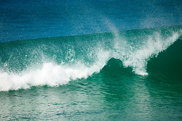 Image showing Powerful ocean wave